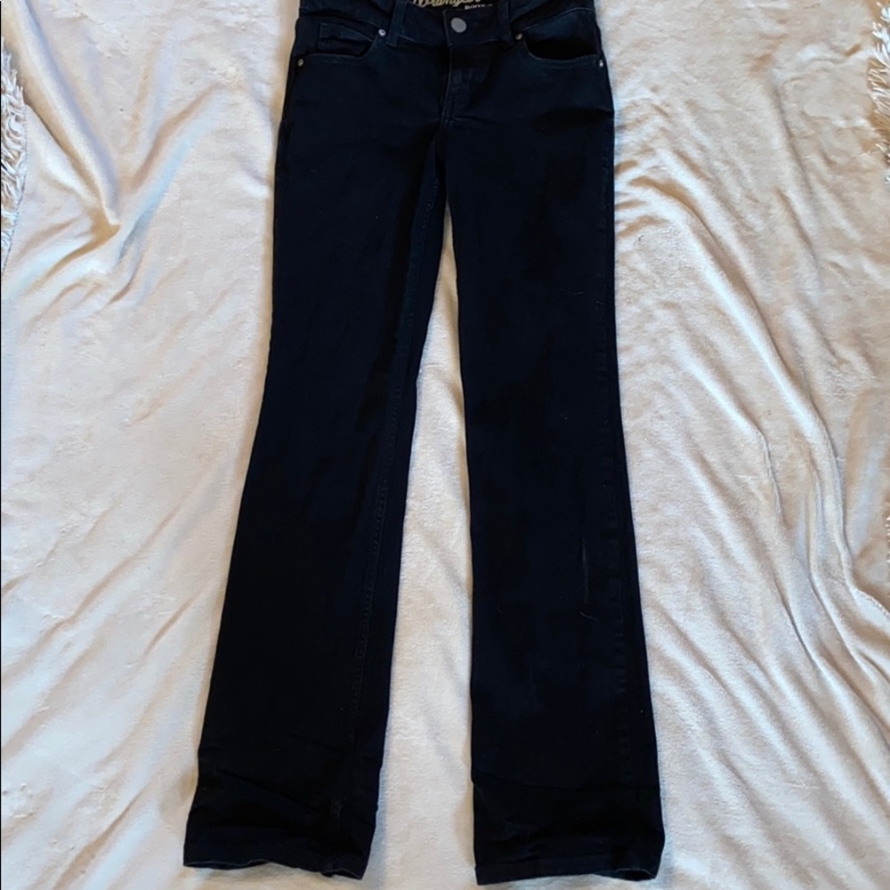 Wrangler black boot cut jeans